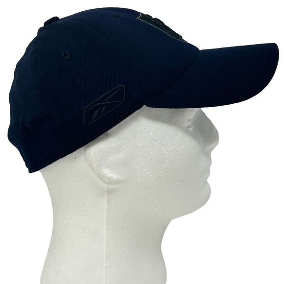 Las Vegas Raiders Hat Baseball Cap Flex Fitted OSFA NFL Reebok One Fit Navy Blue - Picture 5 of 13